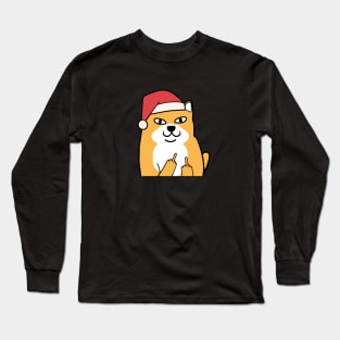 Naughty Christmas Doge Long Sleeve T-Shirt